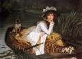 Young Lady in a Boat James Jacques Joseph Tissot